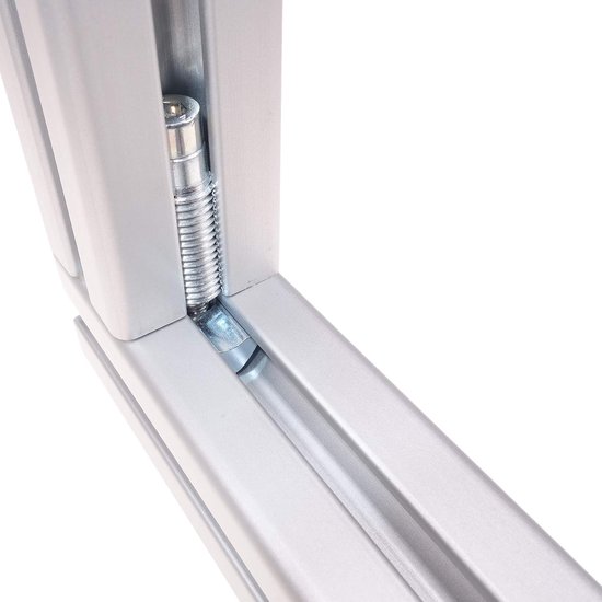 connector set - 20x stalen schroefverbinders - Geschikt voor aluminium profielen type I moer 6 - incl. M5x35 schroeven — afbeelding 3