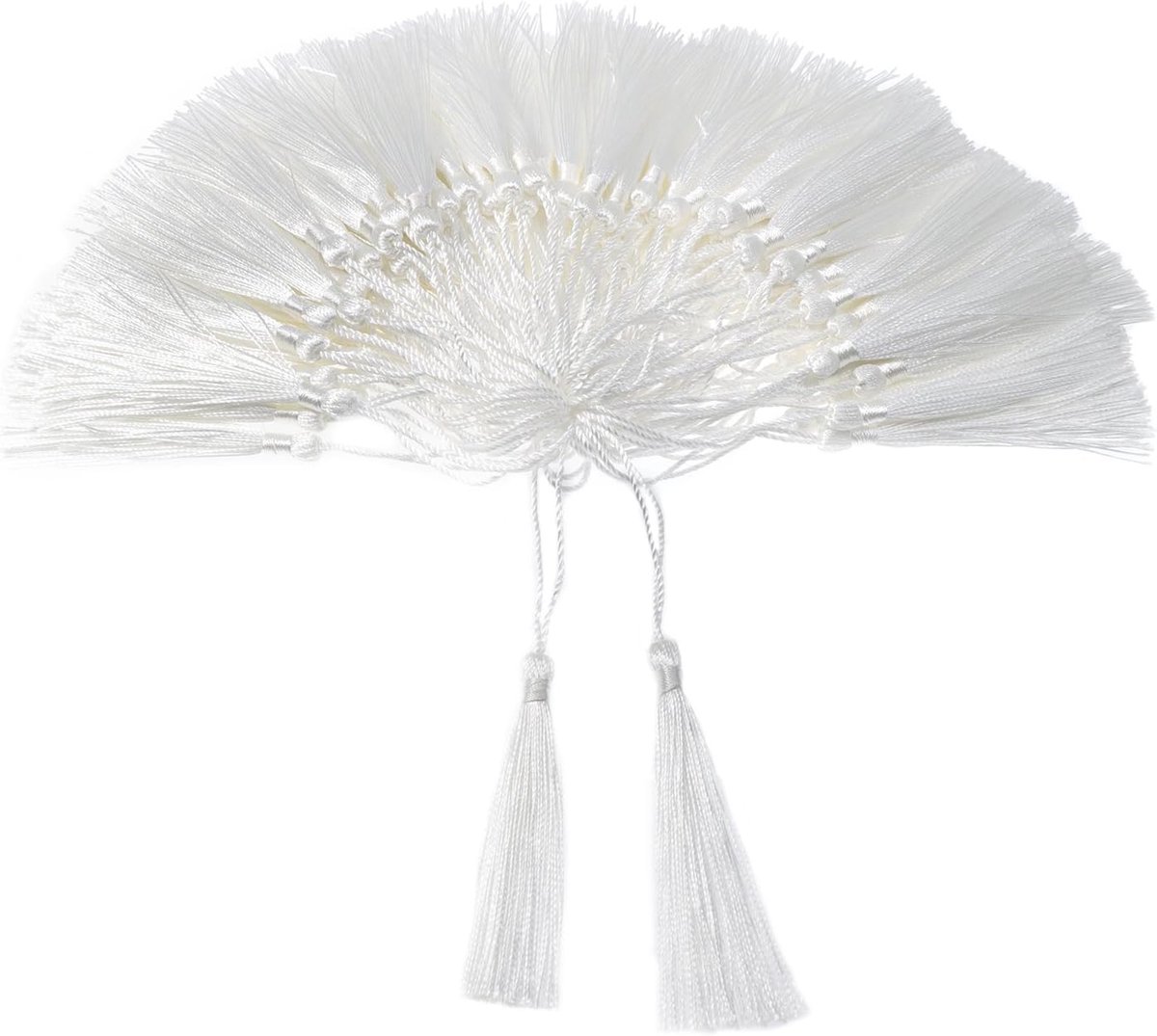 Kwastjes 13cm/5 inch zijdeachtige handgemaakte zachte kwastjes floss bladwijzer kwastjes met 2 inch koord lus voor sieraden maken, doe-het-zelf projecten, bladwijzers