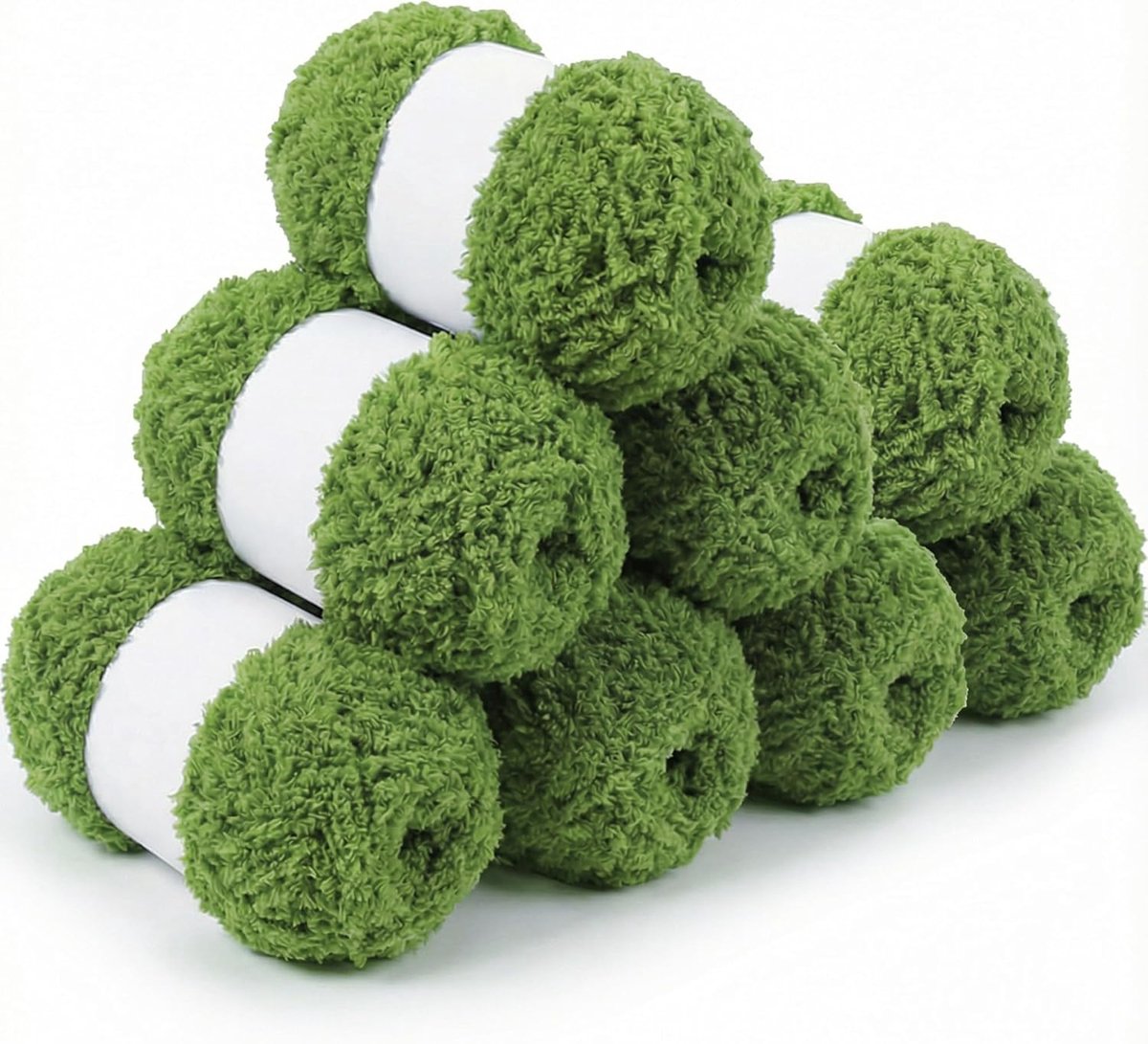 garen, set van 8 x 50 g, grof garen voor handbreien, dikke pluizige wol, zachte dikke wol voor gehaakte dekens, sjaals, hoeden, speelgoed, doe-het-zelf projecten (8 stuks