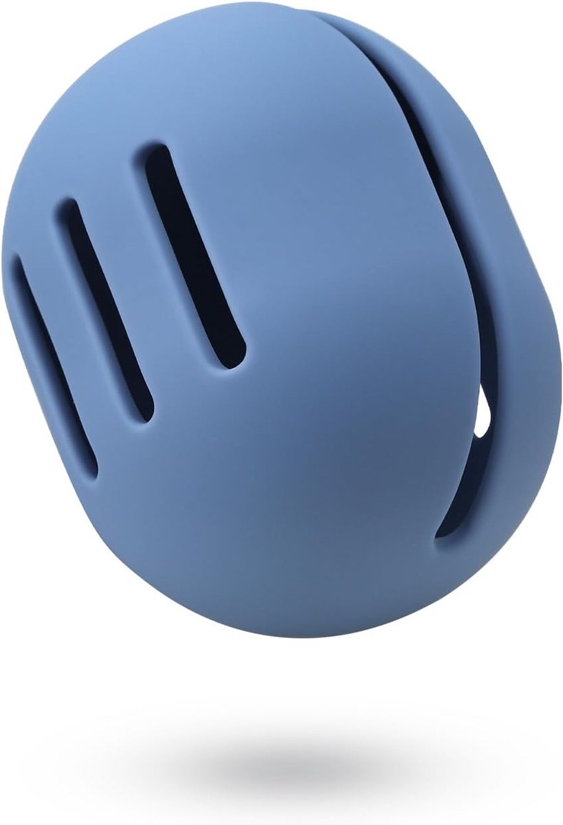 Reistas voor geïntegreerde make-upspons, siliconen, wasbaar, herbruikbare make-upsponshouder, blenderhouder, beauty-make-upspons, beschermende draagtas (blauw)