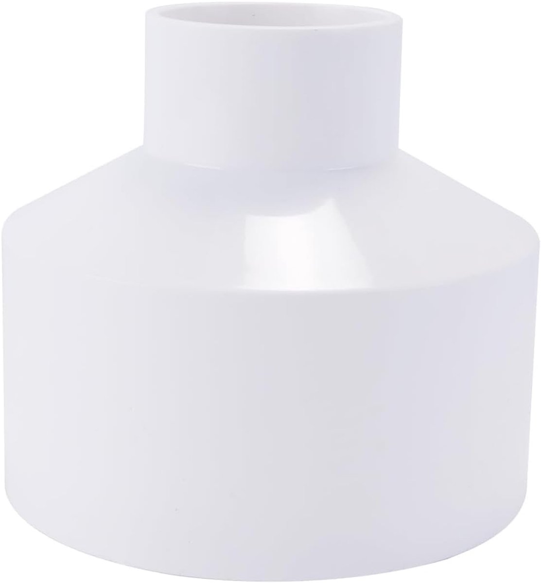 1 stuk PVC DWV-verloopstuk, 110 x 50 mm buisfittingadapter, kanaalverloopstuk voor watervoorziening, wit