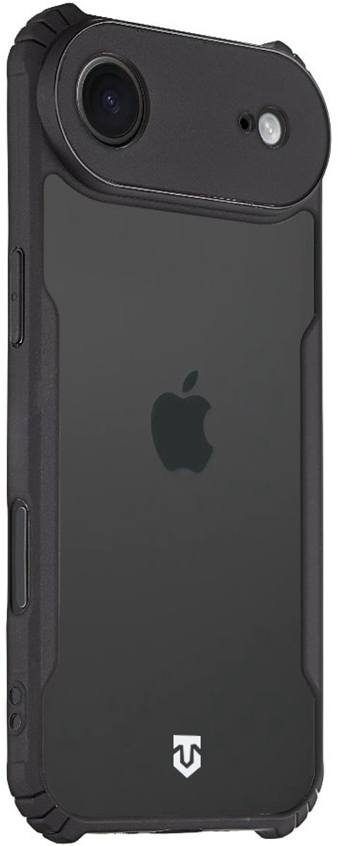 Tactical Stealth hoesje - Geschikt voor iPhone 17 Air - Clear Black
