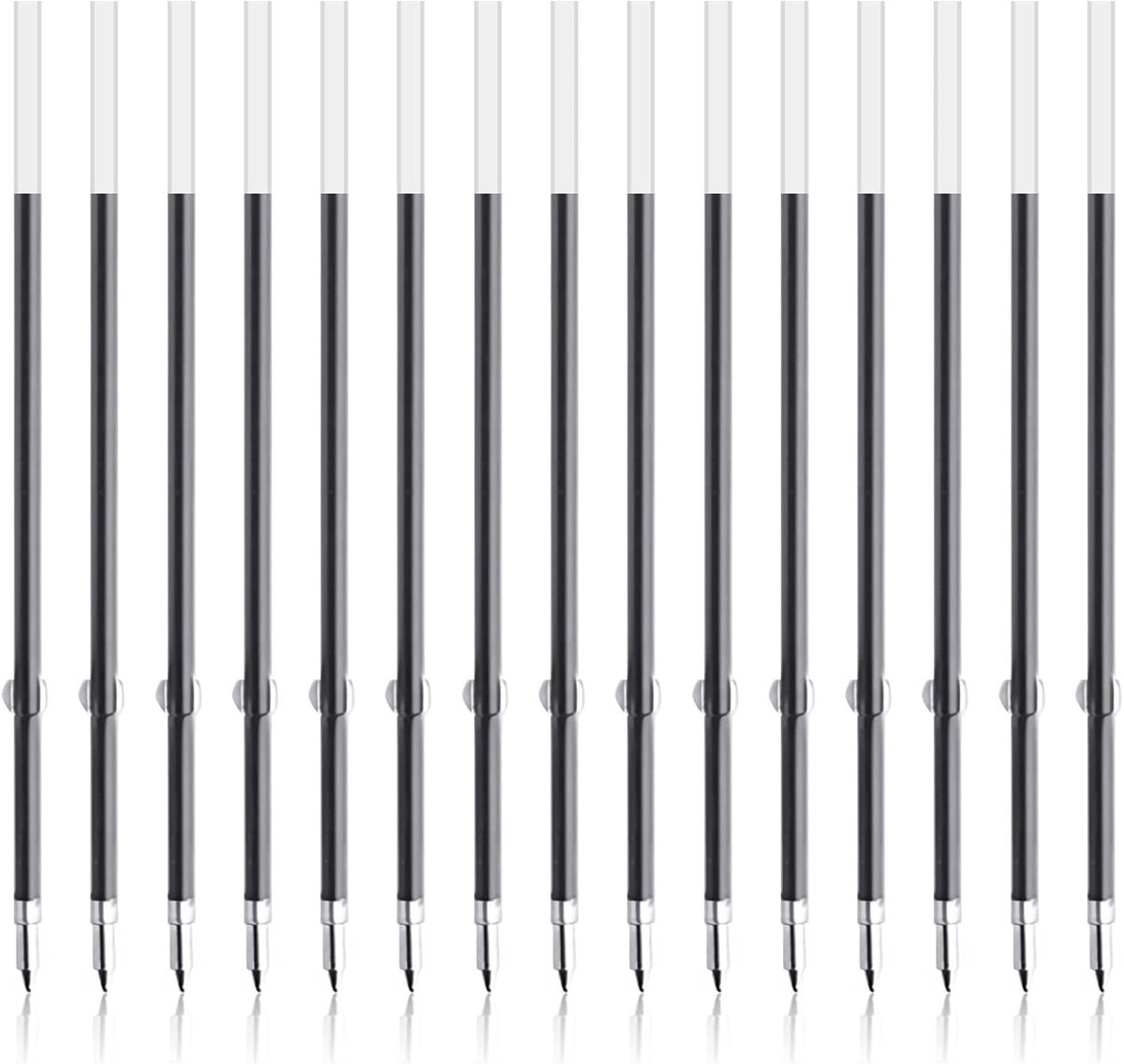 Penvullingen zwart, verwisselbare balpenvullingen 0,7 mm middelgrote punt voor intrekbare balpen