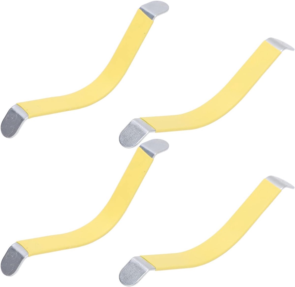 4-delige Gitaar String Separator Rubber Gecoate Gitaar Luthier Tool Frets Polijsten Reiniging Reparatie Onderhoud Tool voor Klassieke Akoestische Gitaren Bas Ukelele Reparatie
