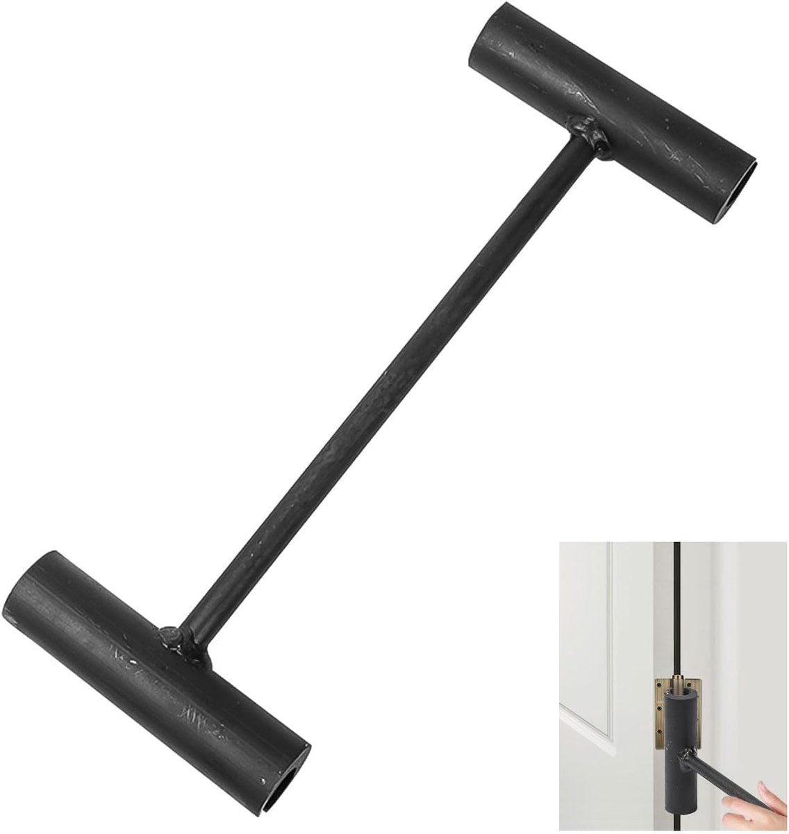instelling Tool, Robuust en Gemakkelijk te Gebruiken, Zwarte Deur Scharnier Instellingsgereedschap, Moeiteloze Deurherstel, Deurscharnierreparatiesleutel, Voor 16-22 mm Scharnieren