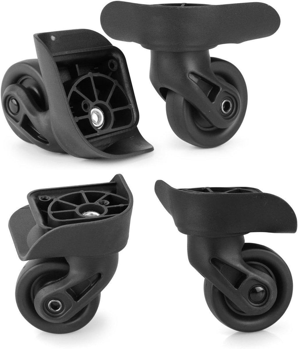 Reservewielen voor koffer, koffer, reservewielen met 2 schroefgaten, V237,4 stuks