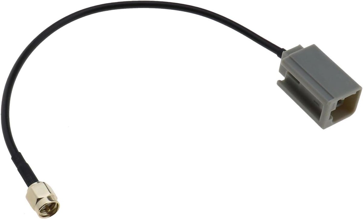 Auto-antenne-adapter, GT5-stekker naar SMA-stekker voor wifi-radio's, draadloze buitenantenne, radio-navigatie, GSM, GPS, DAB en DAB+