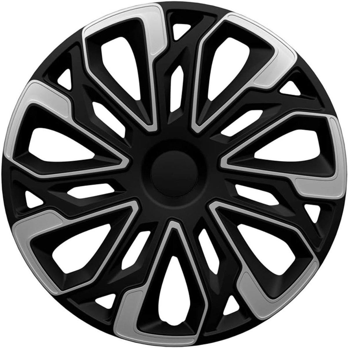 Wieldoppenset Estoril 16-inch zilver/zwart