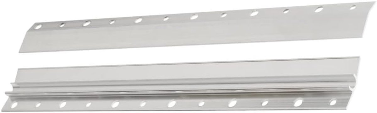 Hardware N260-143 Heavy Duty Picture Hanger Franse schoenplaatbeugel voor het ophangen van grote lijsten en spiegels houdt tot 100 lbs Wordt geleverd met bellenniveau, 30,5 cm, aluminium