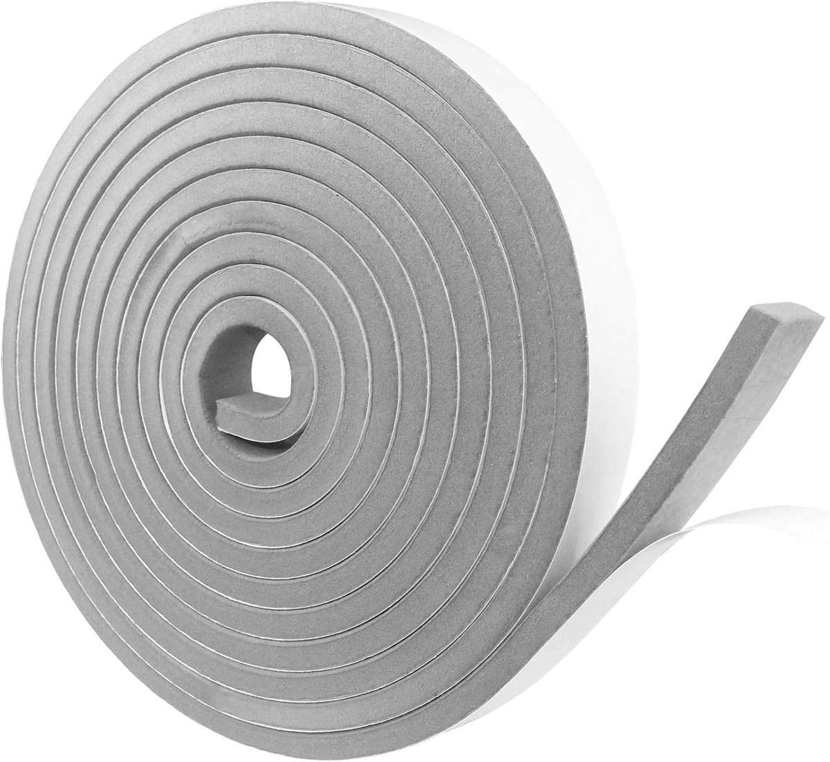 Afdichtingstape, zelfklevend, van schuimrubber, isolatietape, 20 mm (b) x 10 mm (d), voor deuren en ramen, weerbestendig, anti-botsing, geluidsisolatie, totale lengte 5 m