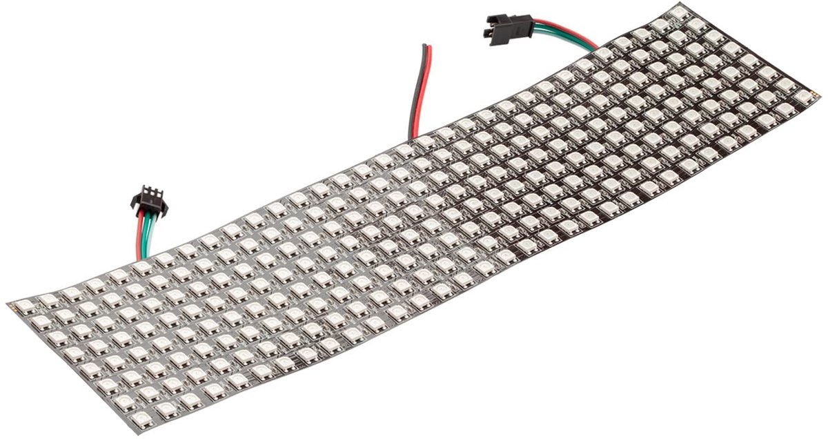 WS2812B Matrix led-module RGB aanpasbaar individueel adresseerbaar, WS2811 WS2812 IC led-pixelpaneel met een matrix schermbord met RGB-ondersteuning
