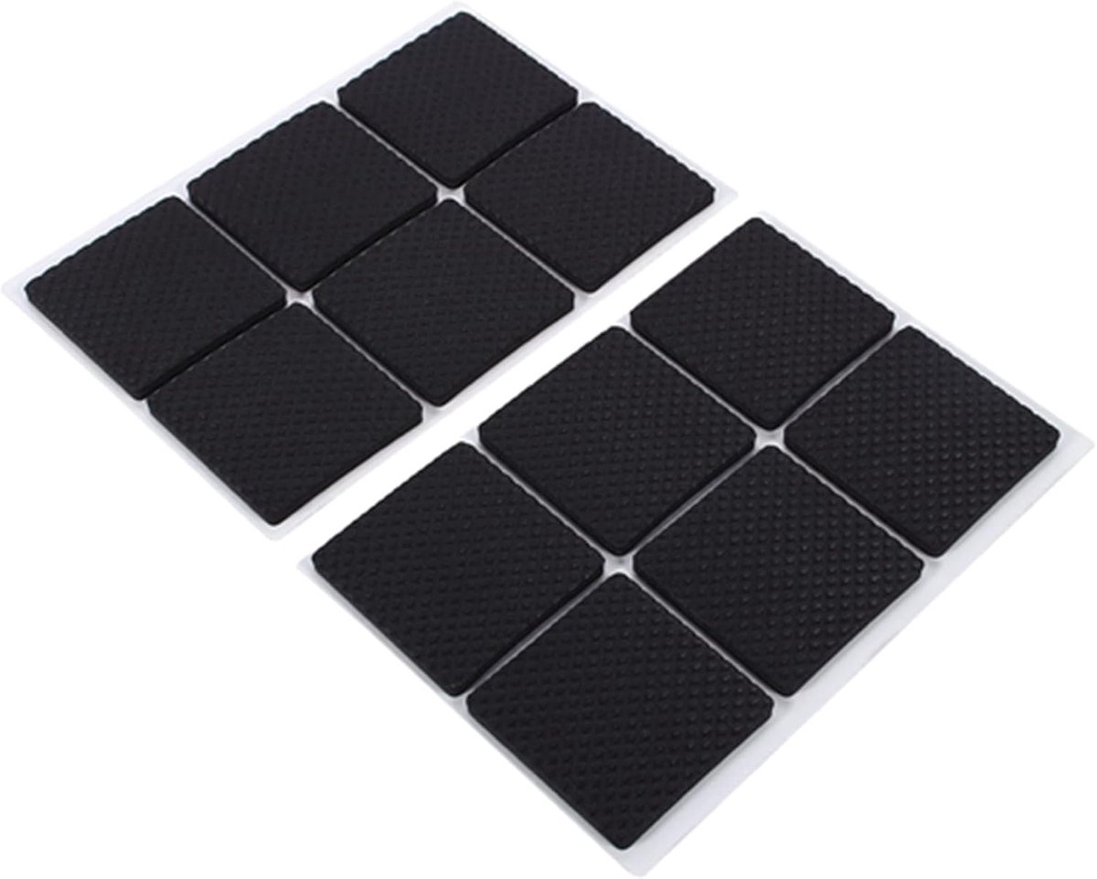 Voetjes voor Tuinmeubelen Zelfklevende Rubberen Pads 14×9×1 12st Antislip Zelfklevende Vloerbeschermers Meubels Bank Tafel Stoel Rubberen Voetjes