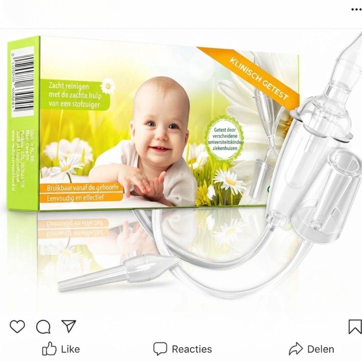 LNMsolutions® Neusreiniger Baby - Neusreiniger - Neusspoeler - Transparant - 11cm x 11cm x 5cm