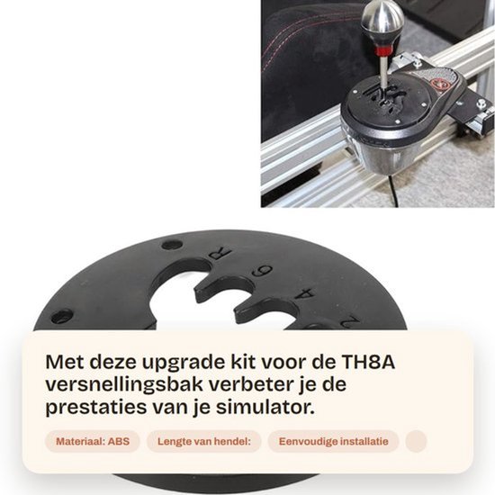 Sim Racing Shifter - Versnellingspook Upgrade - Racegames Verbeteren - Short Throw Modificatie - 75 Mm Hendel - Zwart — afbeelding 4