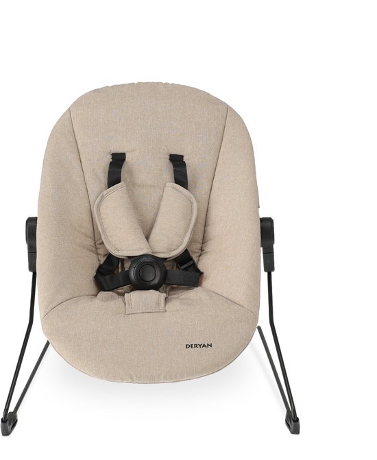 Deryan Odin Luxe Kinderstoel met Bouncer - Bruin + Nougat Bouncer — afbeelding 3