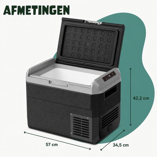 Happy Rhino - Elektrische Koelbox Compressor 30L Single Zone - Vries- & Verwarmfunctie - Elektrisch 12v van Happy Rhino — afbeelding 5