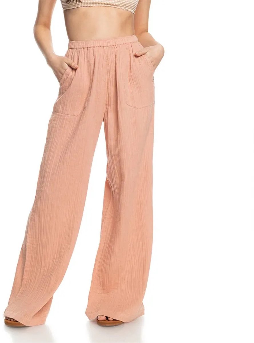 Roxy What A Vibe Broek Beige M Vrouw