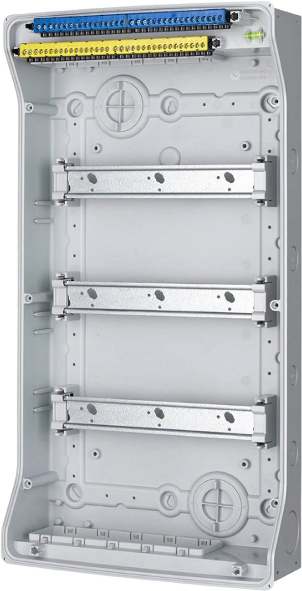 f-tronic NEPTUN wandverdeler 3-rijen 36 modules IP65 kunststof zichtdeur (7270011)
