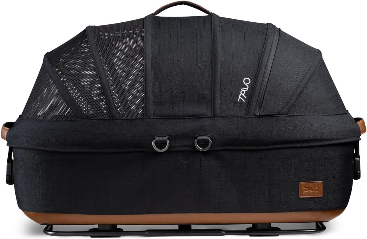 Middelgrote Autostoel voor Huisdieren - Onyx - Flexibele Draagbeugel - ISOFIX-voet - Voor Honden en Katten tot 12 kg