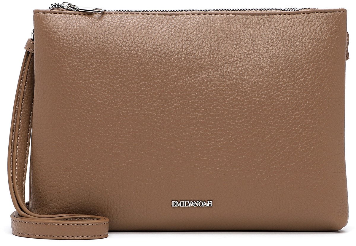 EMILY & NOAH Schoudertas E&N Ludowika ( 65800 ) - Dames handtassen - taupe 900