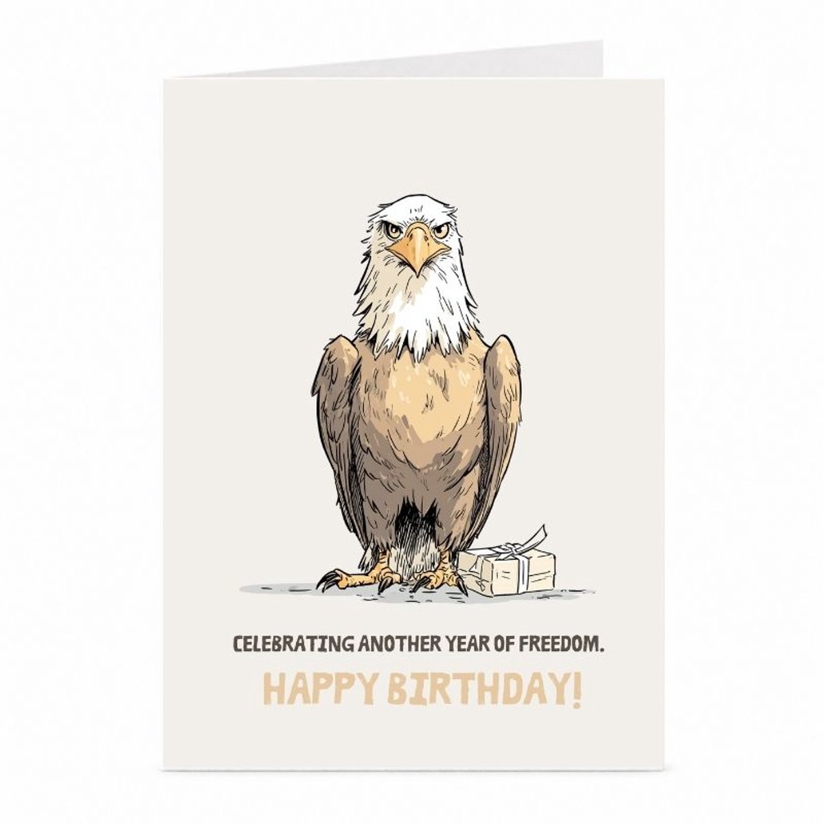 Amerikaanse Zeearend - Verjaardagskaart - JustTheCardGuy - Met envelop