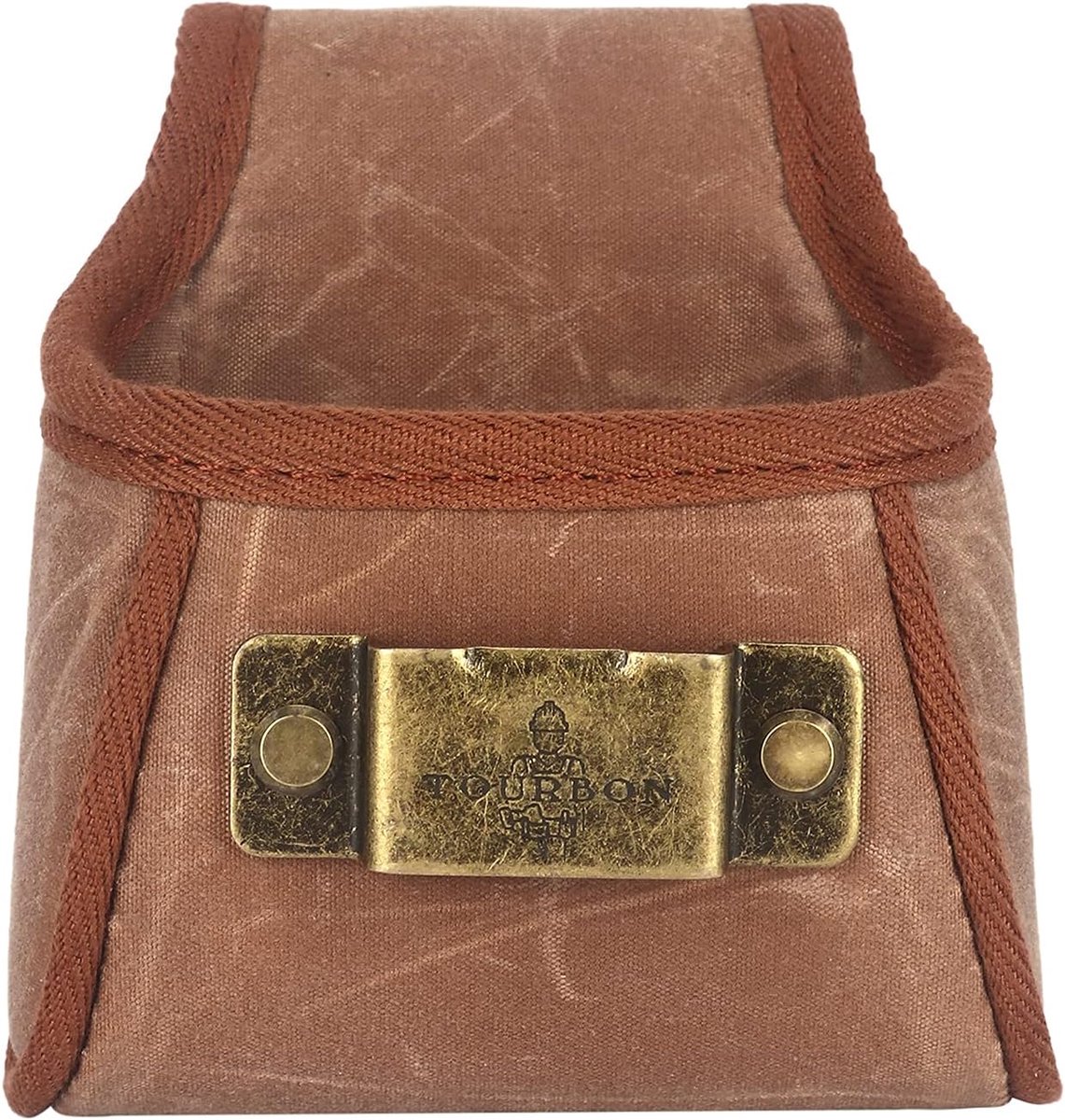 Nail Bag Houtbewerker - Wax Canvas - Met metalen clip - Handig voor tape meten - ShopVlot