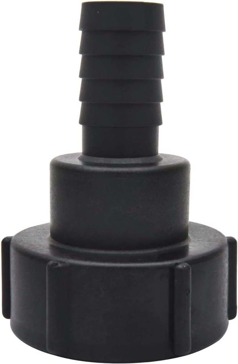 Waterafvoeradapter voor IBC-tank met afdichtring, geschikt voor 25mm slang, tuinslang connector en vervangingsklep onderdelen