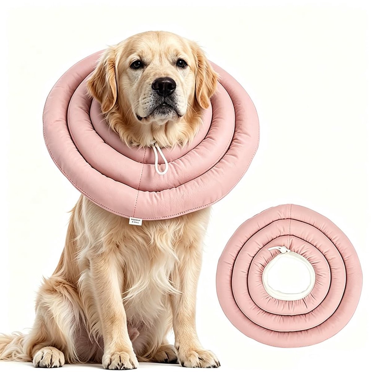 Halsband voor honden XXL - waterdicht - zacht gevoerd - ideale herstelhalsband - ShopVlot