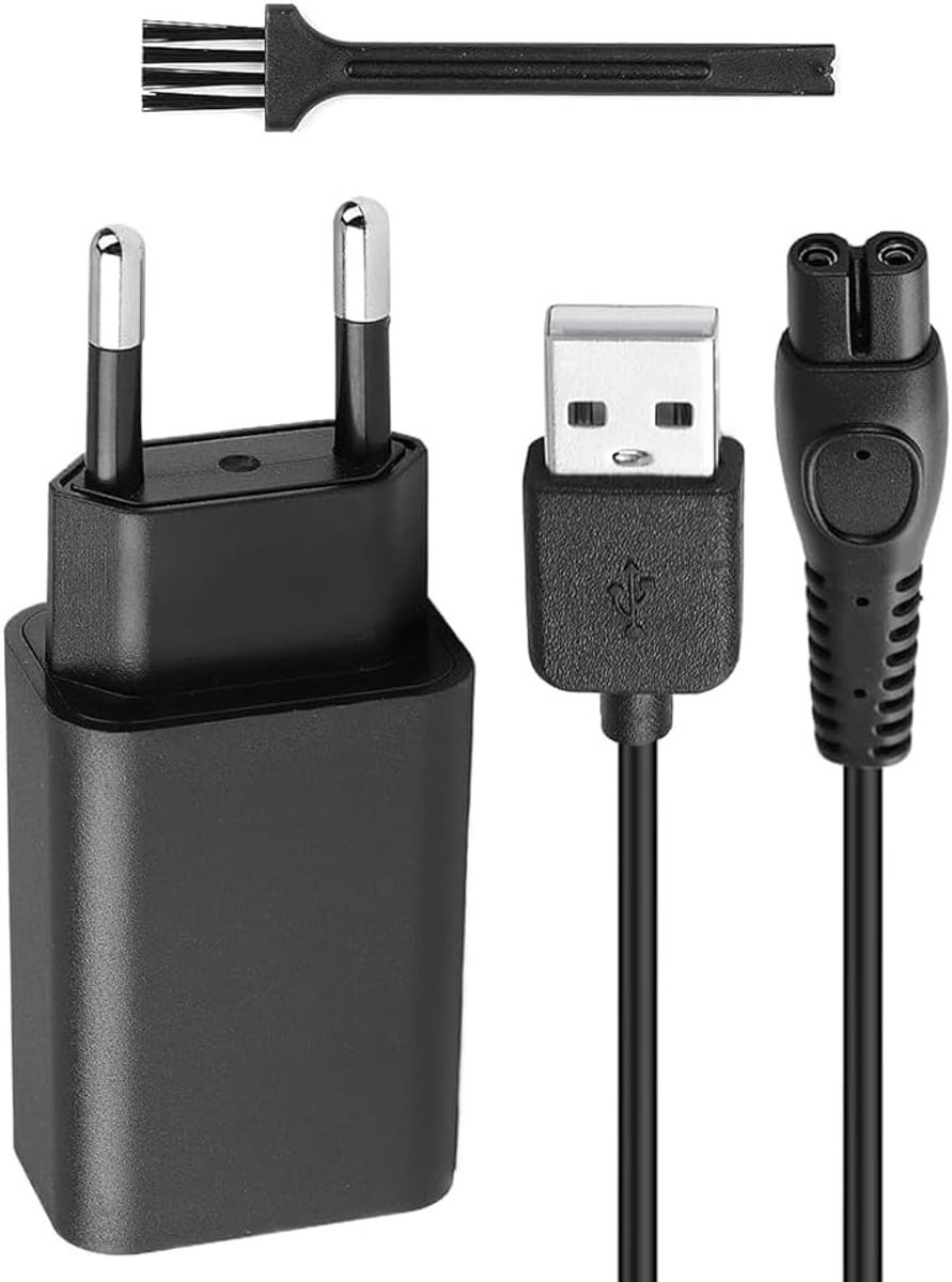 Oplaadbare USB Lader voor OneBlade Scheerapparaat - 5V 1A Adapter voor Mannen en Vrouwen, Geschikt voor Diverse Scheerapparaten