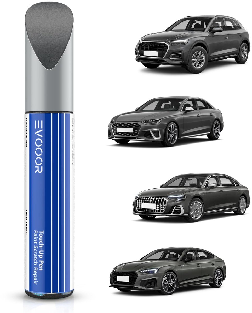 Kras reparatie verf voor auto - Monsoon Gray Metallic - snelle oplossing voor Audi - ShopVlot