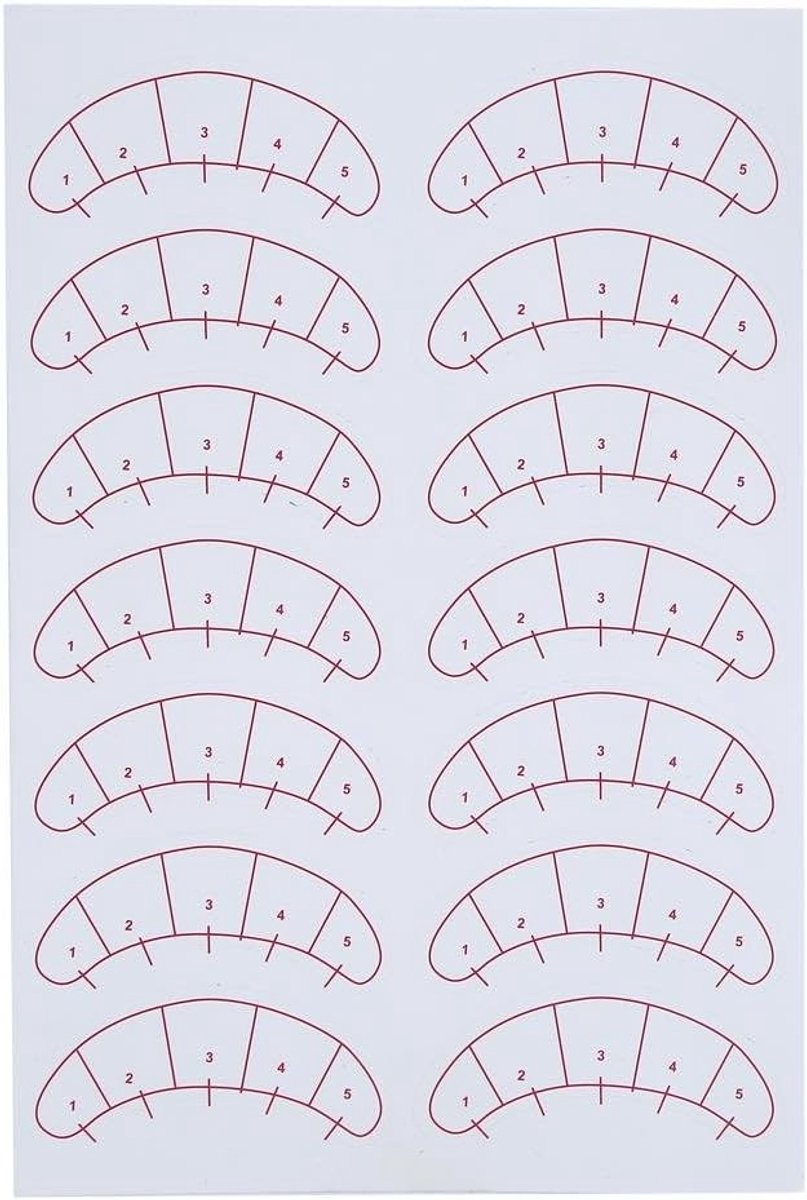 40 Stuks Zelfklevende Stickers voor Wimperextensions - Isolatie Pads en Positioneringstools voor Wimpertraining en Professioneel Gebruik