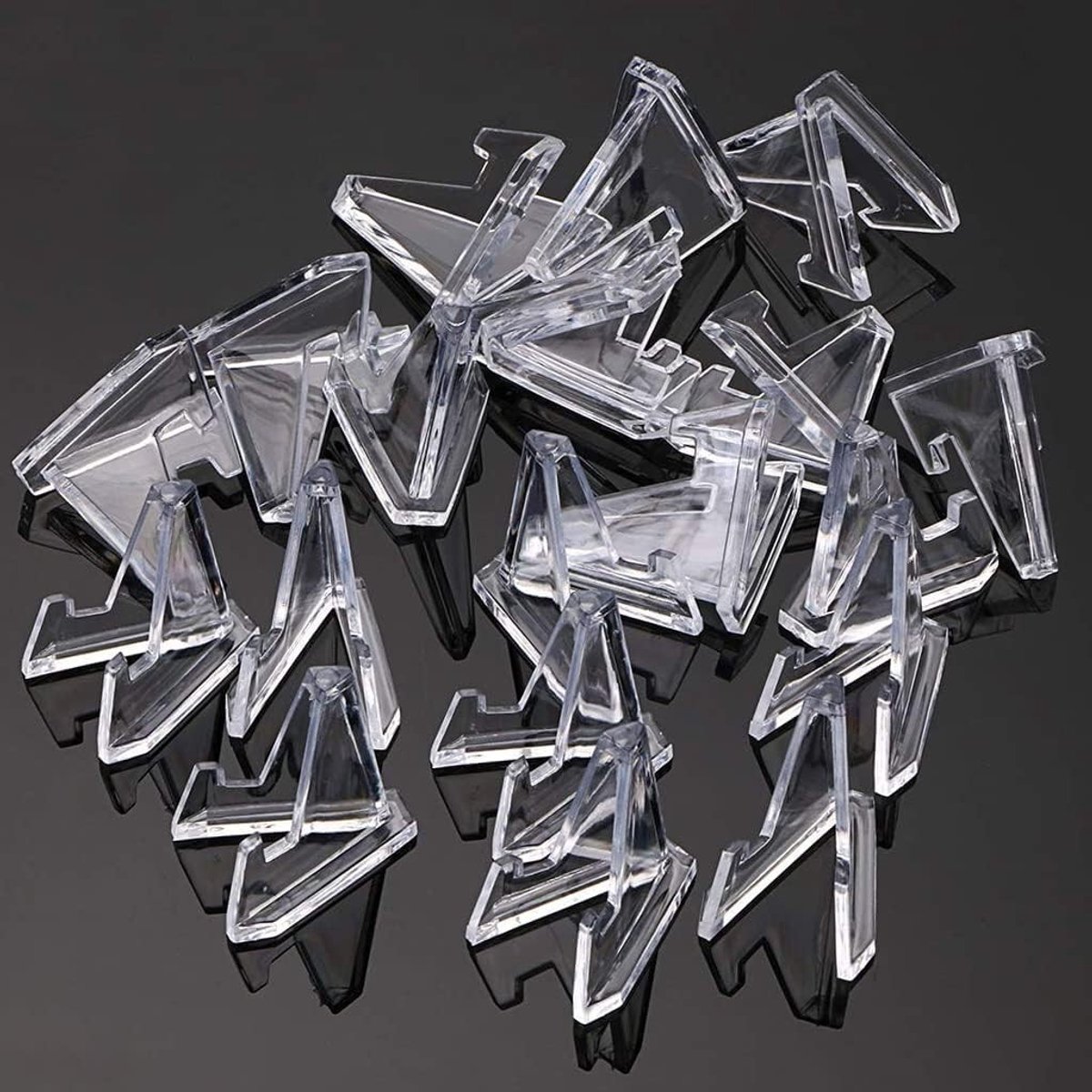 20 Stuks Transparante Mini Muntstandaard voor Muntopslag en Verzameling, Ideaal voor Coin Displays en Collecties