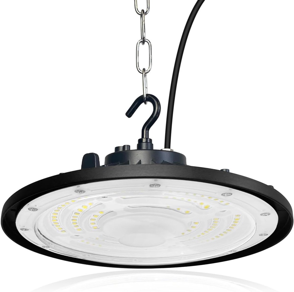 LED 200 W UFO LED 20,000 lm Indoor 6500 K Cold White IP65 Waterproof Industrial Ceiling Light for Factory Garage - ShopVlot