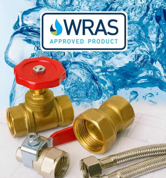 Westco 8mm Gas Insulating Valve - Brass Compression Shut-Off Valve for Gas Lines - ShopVlot — afbeelding 2