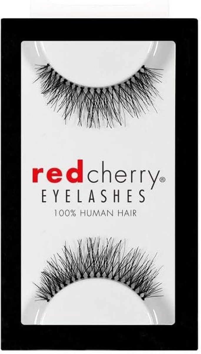 Red Cherry Eyelashes #213-100% Natural Artificial Eyelashes Vegan Handmade Reusable - ShopVlot