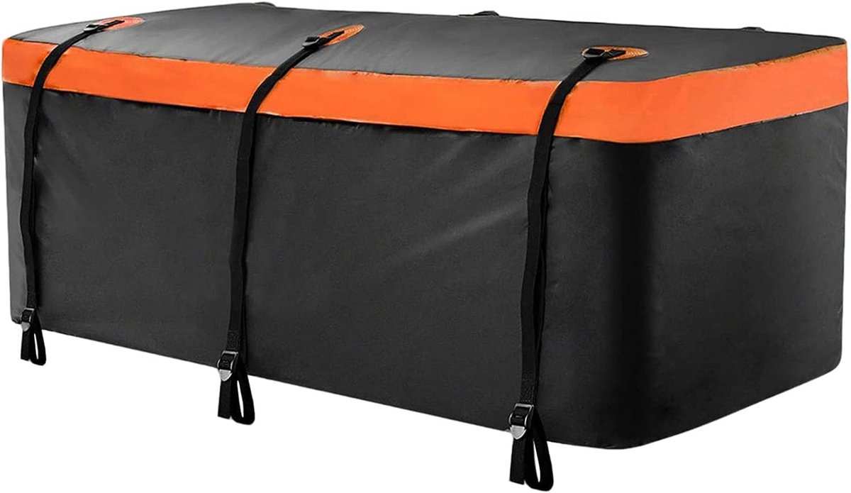 566 litre rear box for towbar, foldable, tear-resistant, PVC, waterproof - ShopVlot