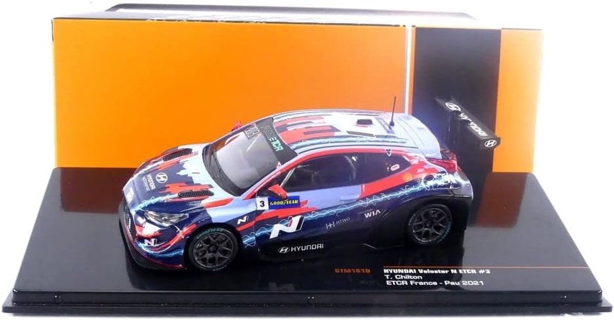 Hyundai Veloster N ETCR #3 ETCR France Pau 2021 - 1:43 - IXO Models