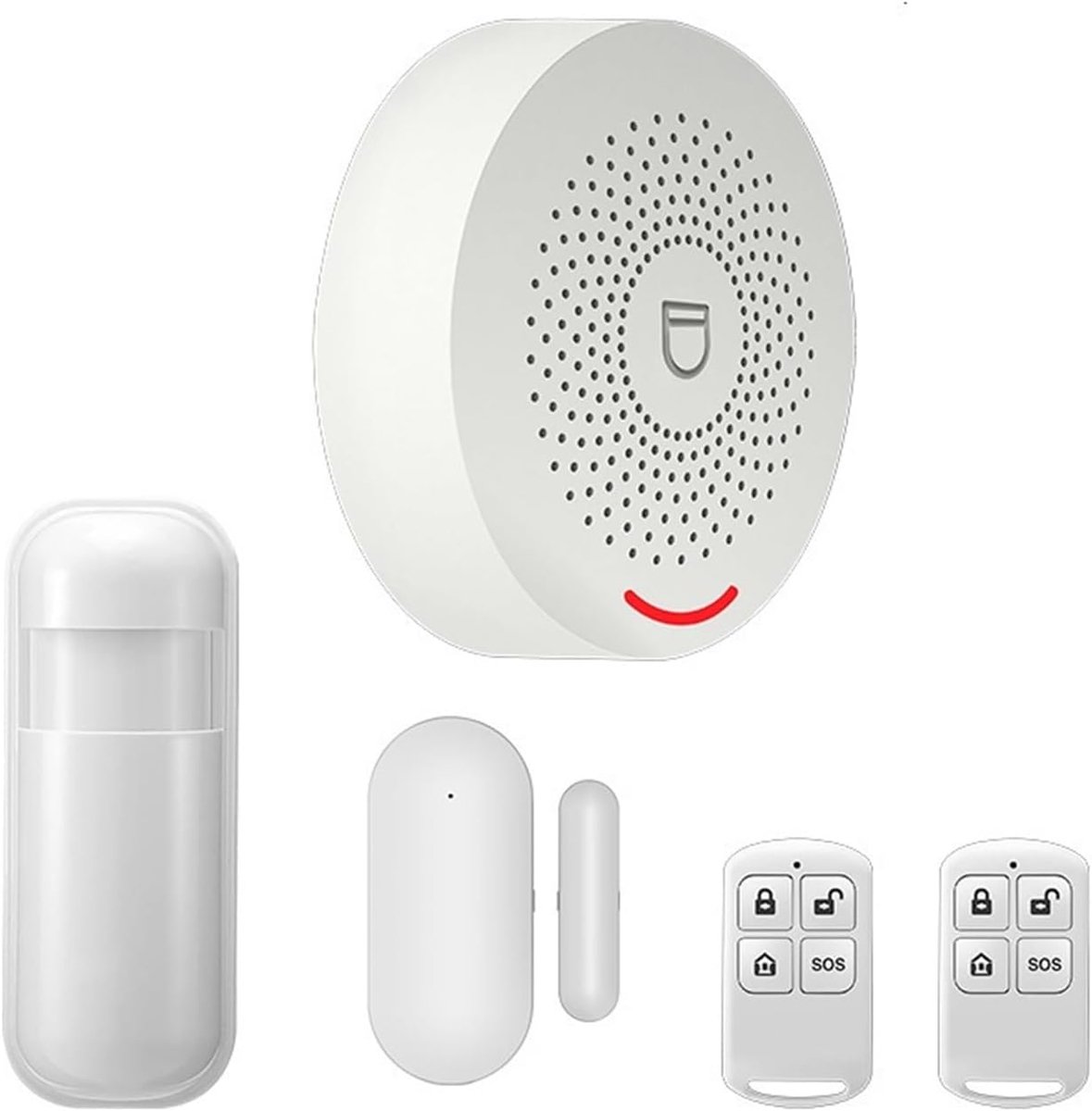 Intelligent Alarmsysteem - WIFI Alarm Beveiliging - Woning Beveiligen - APP Bediening - 10 mm - One Color