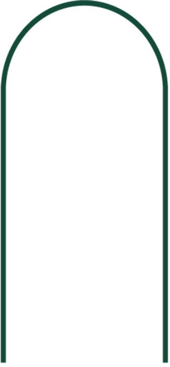 Klimhulp Boog | S | donkergroen | 14x35cm | Peacock