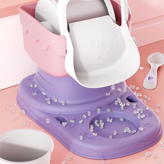 IJsmachine - Dessert Maker - Thuisgebruik - Eenvoudig te bedienen - 175 x 221 x 192 cm - Roze — afbeelding 2