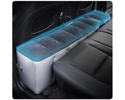Auto achterbank matras - Reiskussen auto - Comfortabel reizen - Vult ruimte op - 130 cm lang - Zwart