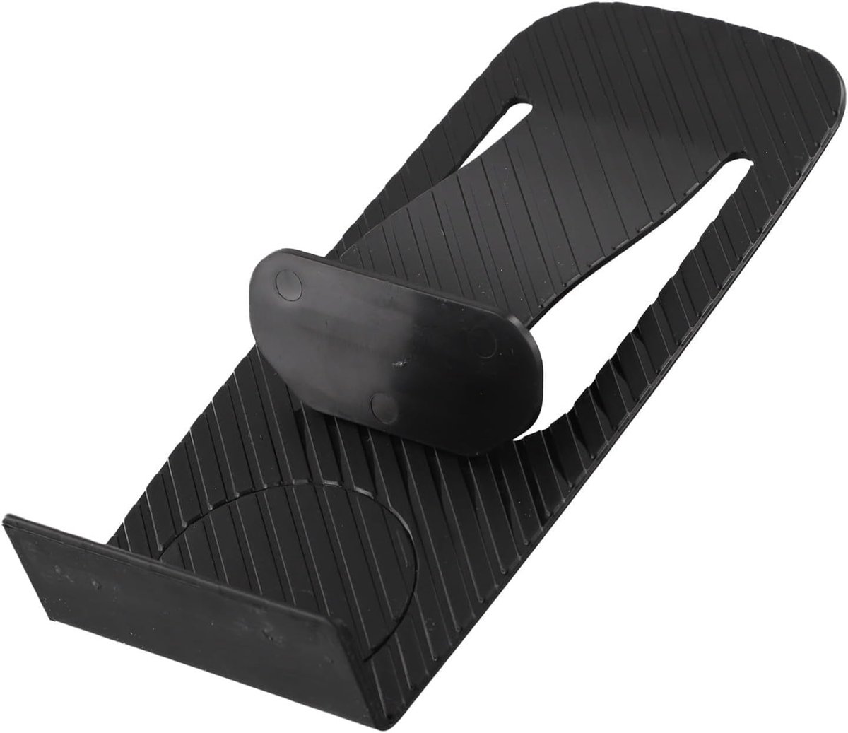 Deurstopper - Deurwig - Voorkomt Deurbeweging - Antislip Ontwerp - 1-2.4 cm Speling - Zwart