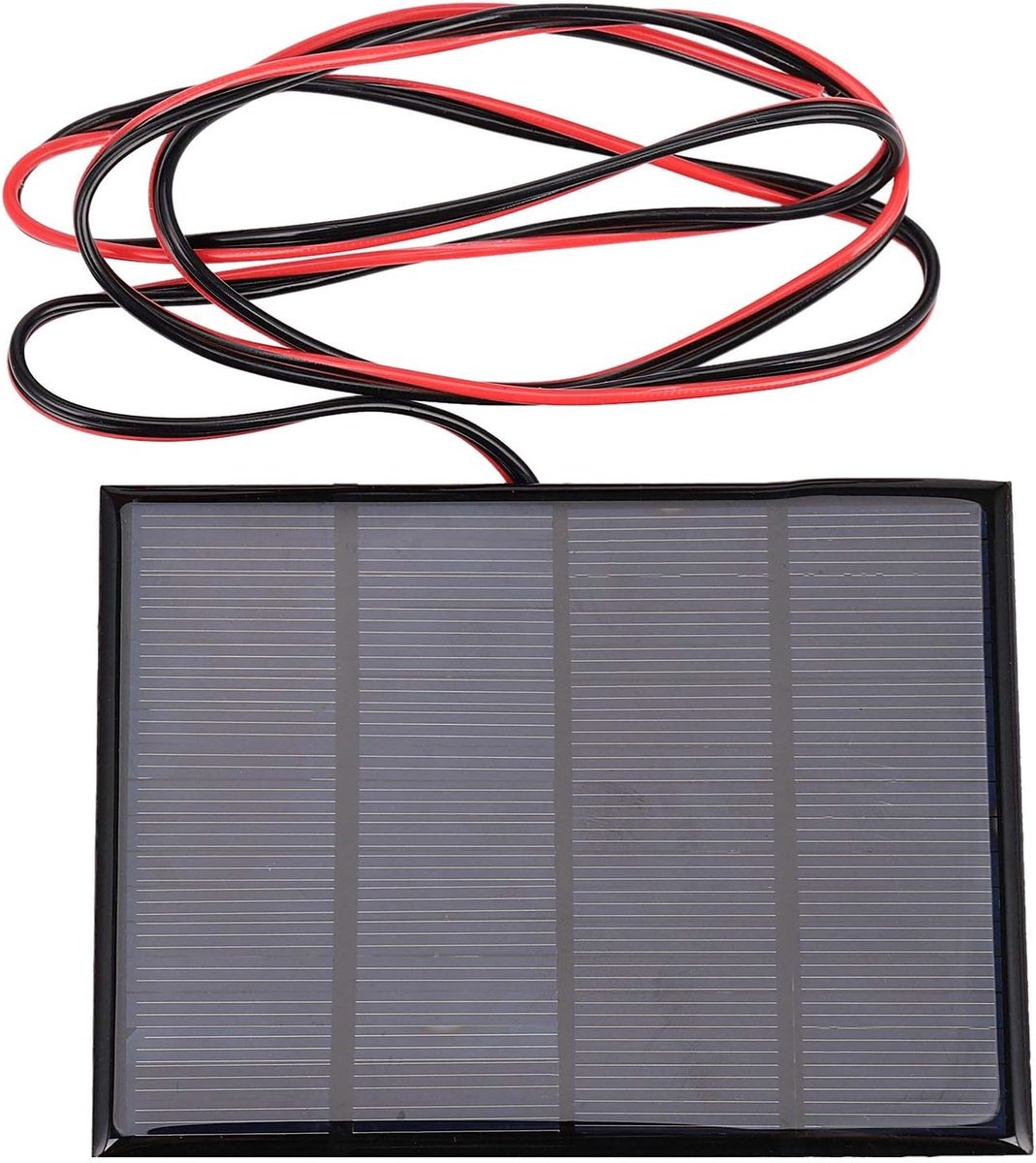 Mini Zonnepaneel - Kleine Solar Module - Batterijen Opladen - Hoge Conversie Efficiëntie - 115x85x3 mm - Zwart