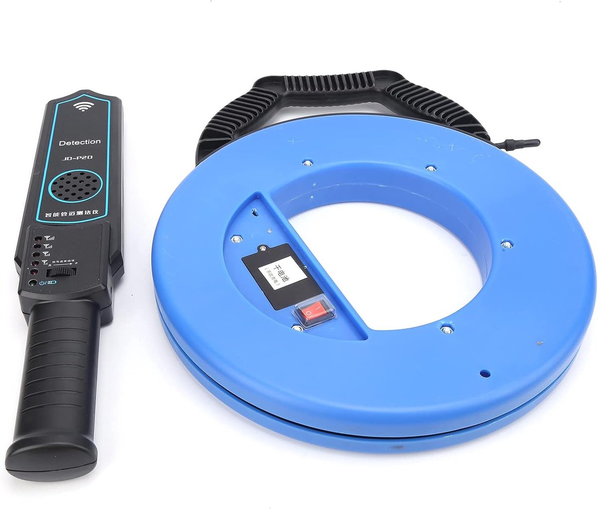 Leidingverstoppingsdetector - Afvoer Verstopper Zoeker - Verstopping Lokaliseren - Draadloze Detectie - 30m Bereik - Grijs