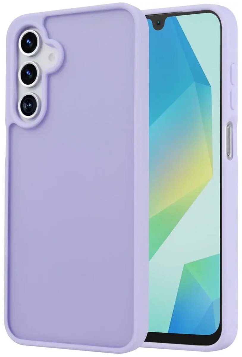 Hoesje Geschikt voor Samsung Galaxy A17 - Matte Back Cover - Paars