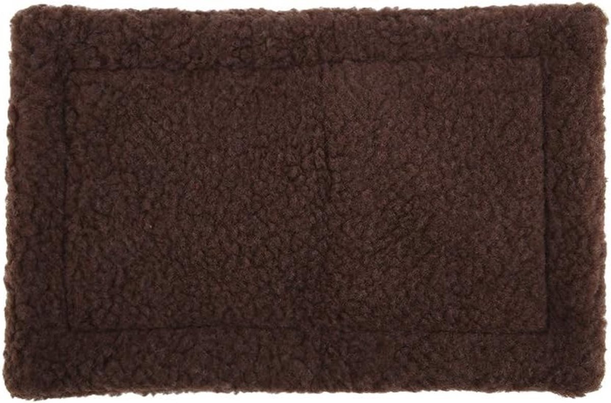 Rectangulaire Slaapmat voor Dwerghamster, Cavia en Egeltje - Zachte en Comfortabele Huisvesting voor Huisdieren in Donkerbruin