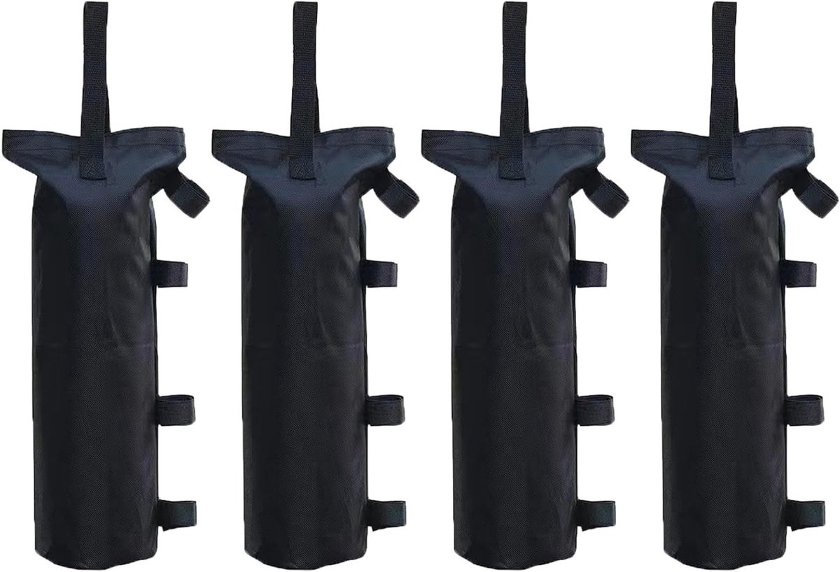 Set van 4 Gewichten voor Paviljoenpoten - Waterdichte Oxford Stof, 800D, 50 x 20 cm, Windbestendige Zandzakken voor Tenten en Paraplu's