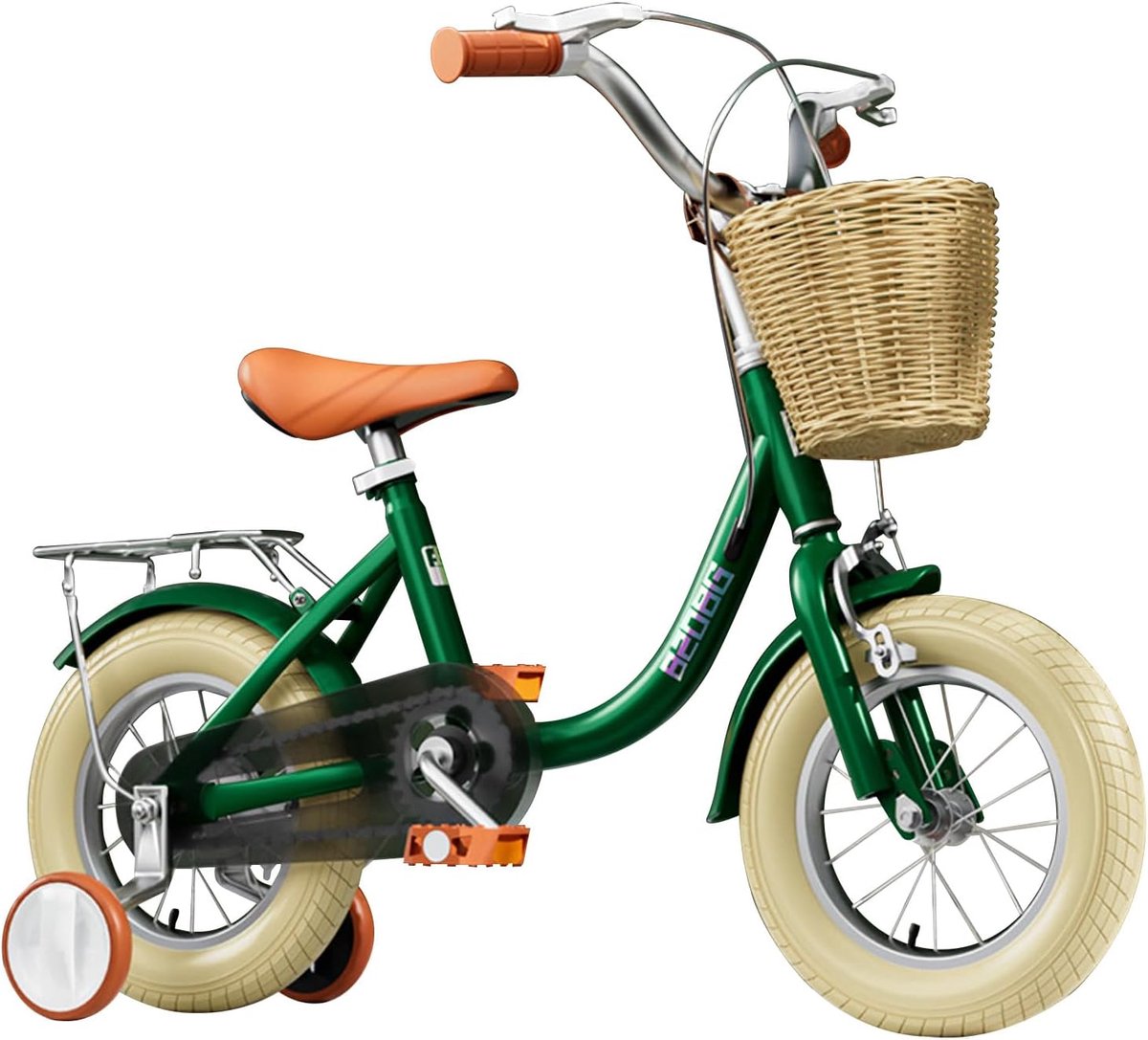 Kinderfiets - Loopfiets Balansfiets - Leren Fietsen - Frame van Koolstofstaal - 83 x 46 x 19 cm - Groen