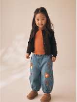 Next - Meisjes - Geborduurde barreljeans - Blauw