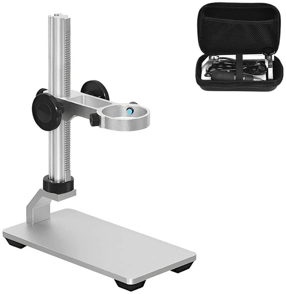 Omgoods - Universele Microscoopstand Pro - Professionele Aluminium Ondersteuning voor Digitale Microscopen